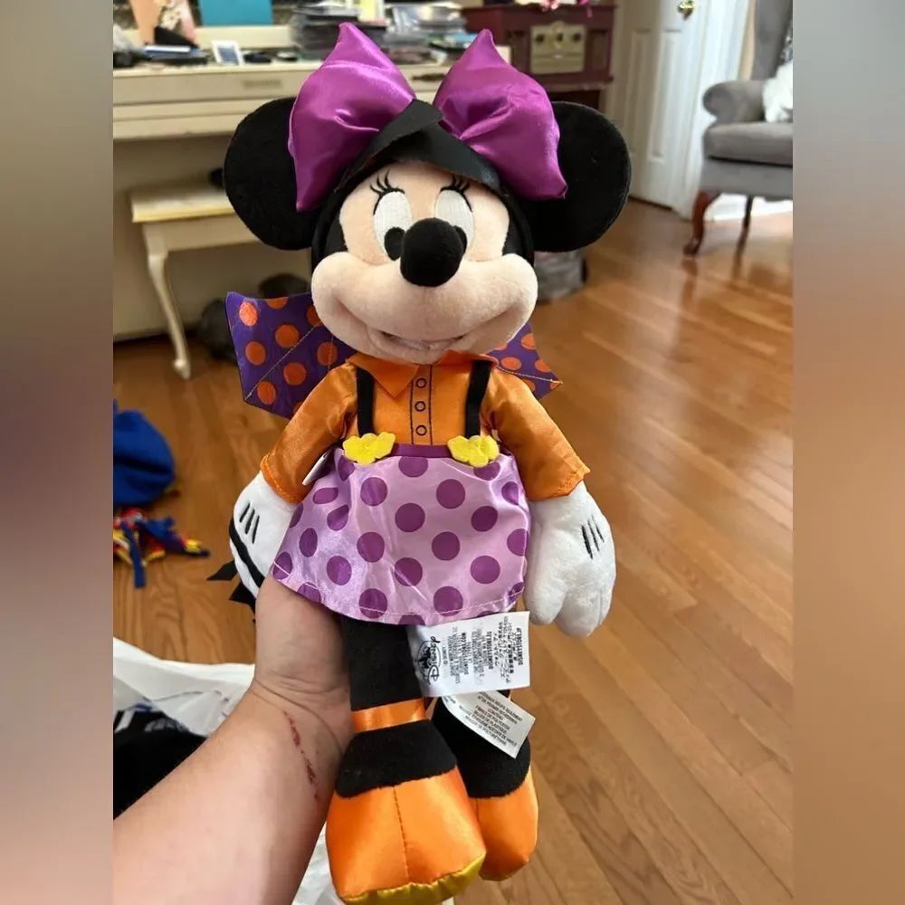 Halloween Minnie Mouse Stuffed Animal Plush